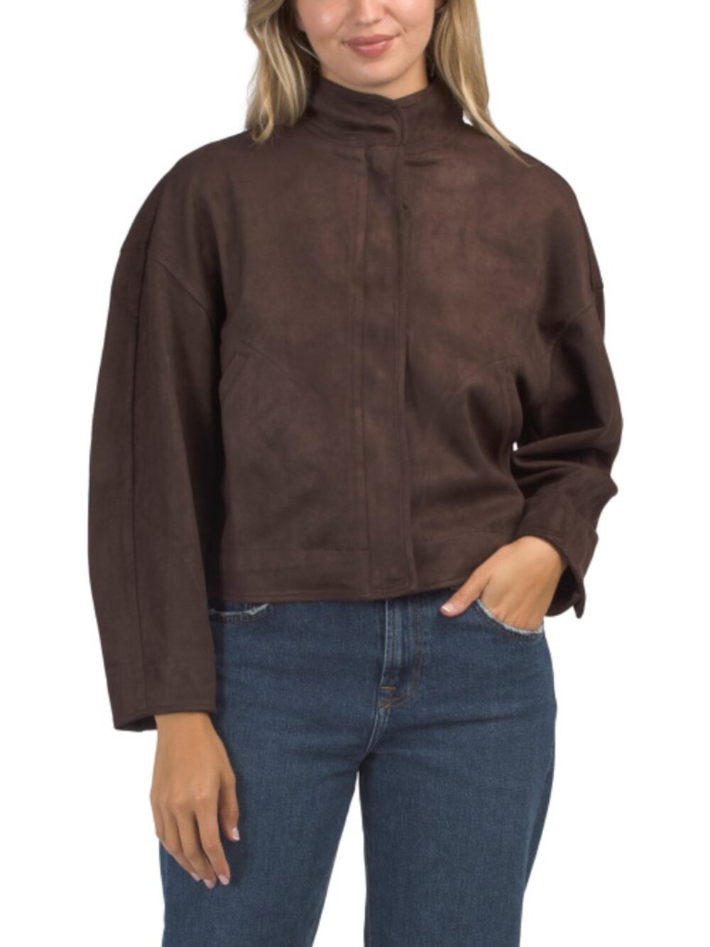 MAX STUDIO LONDON Mock Neck Jacket